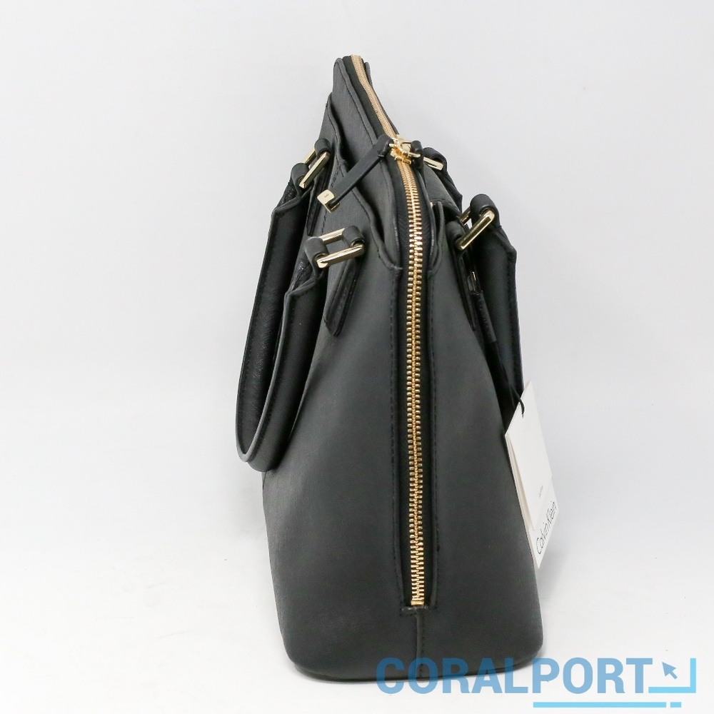 Calvin Klein On My Corner Black Satchel - Picture 3 of 5